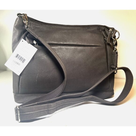 GUN TOTE’N MAMAS Brown Leather Large Shoulder Bag- NWT (w/ imperfection scratch) - Picture 11 of 16